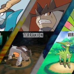 Cobalion, Terrakion, and Virizion will catchable in Pokemon Omega