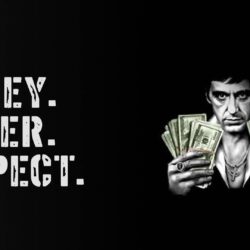 Scarface Money Power Respect, Scarface, Dollar, Money