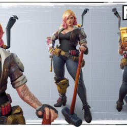 This is the female constructor model I created for Fortnite. Concept