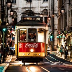 Tram in Lisbon, Portugal wallpapers and image