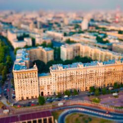 Aerial View Of Moscow HD desktop wallpapers : High Definition