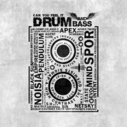 music, text, drum and bass :: Wallpapers