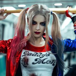 Wallpapers Harley Quinn, Cosplay, 4K, Movies,