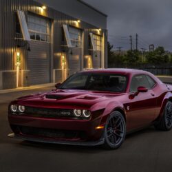 Download Dodge Challenger, Red, Muscle, Cars Wallpapers