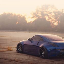 Nissan 350Z blue rear Modified wallpapers for i phones