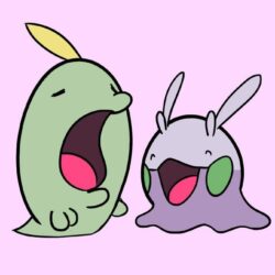Goomy and Gulpin Wallpapers by xpancaikx