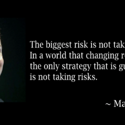 Mark Zuckerberg Inspiring Quotes Image on Entrepreneurship