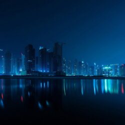 Dubai Cities United Arab Emirates Night HD Aesthetic Wallpapers