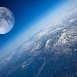 Earth From Space Moon Cosmos Wallpapers []