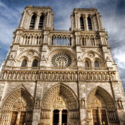 Notre Dame Cathed HD Wallpaper, Backgrounds Image
