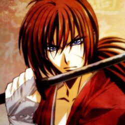 Download wallpapers kenshin himura, rurouni kenshin, art