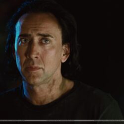 Nicolas Cage In Night Outside House Wallpapers