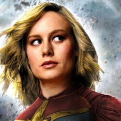 Captain Marvel Movie 2019 Brie Larson as Carol Danvers 4K