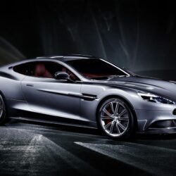 Wallpapers grey, background, Aston Martin, supercar, twilight, the