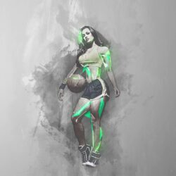 Wallpapers : drawing, illustration, women, sport, abstract, artwork