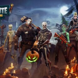 Download Fortnite Cauchemars, Pumpkins, Artwork Wallpapers