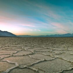 Wallpapers Badwater Salt Pan, Death Valley National Park, Sunrise