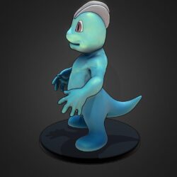 Machop Pokemon 3D asset