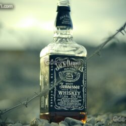 Download wallpapers jack daniels, whiskey, barbed wire, desert free