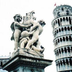 Pisa Tower Statue Wallpapers