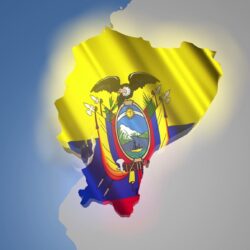 Blowing Ecuador Flag HD Wallpapers Desktop Backgrounds