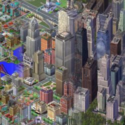 I made a wallpapers showing the Evolution of SimCity : SimCity