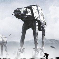 Wallpapers robot, star wars, art, walker, The Empire Strikes Back