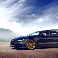 Audi A7 Front Black HD Wallpapers