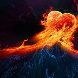 abstract fire love hd wallpapers