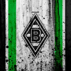 Download wallpapers FC Borussia Monchengladbach, 4k, logo