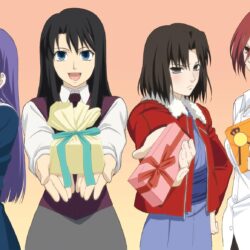 Wallpapers : Kara no Kyoukai, anime girls, Kokutou Azaka, Ryougi