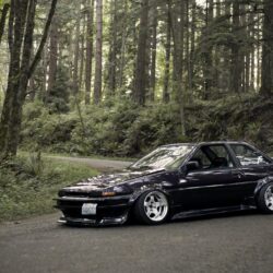 toyota corolla ae86 stance black jdm toyota corolla black forest