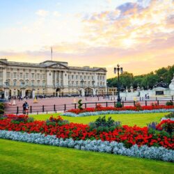Famous Buckingham Palace in England