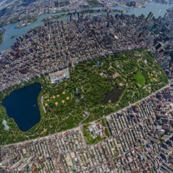 Central Park New York Wide over View desktop wallpapers