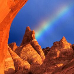 Skyline Arch Arches National Park Utah Us