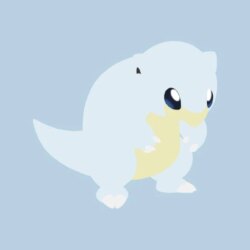 Minimalistic Wallpaper: Alolan Sandshrew