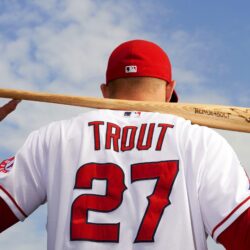 Baseball Top Baseball Players Mike Trout Los Angeles Angels