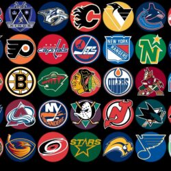NHL Team Buttons
