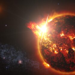 Wallpapers Dwarf star, Solar flares, Stellar explosions, 4K, 8K
