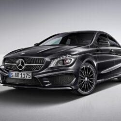 2014 amg mercedes cla black cars Wallpapers