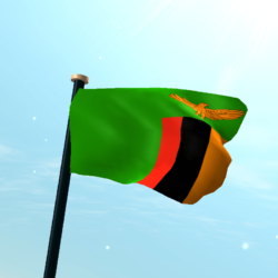 Zambia Bendera 3D