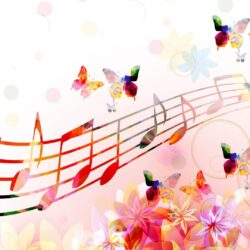 Big Musical Notes Backgrounds