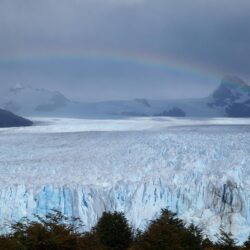 Rainbow Over the Perito Moreno Glacier 4K wallpapers