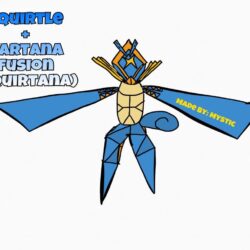 Squirtle and Kartana Fusion!