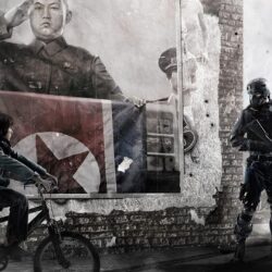 soldiers, video games, bicycles, tanks, North Korea, Homefront