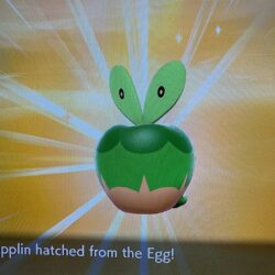 Just hatched this shiny Applin!!