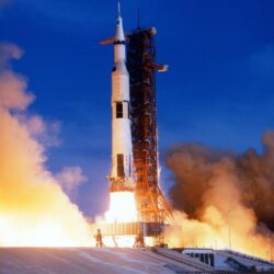 Wallpapers : NASA, vehicle, fire, rocket, Apollo, scanned image