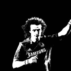 Black and White David Luiz Wallpapers : chelseafc