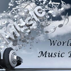 World Music Day Headphones Music Black Backgrounds Akg