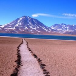 Andes atacama desert chile laguna miscanti clouds wallpapers